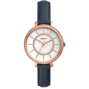 Correa de reloj Fossil ES4456 Cuero Azul 12mm